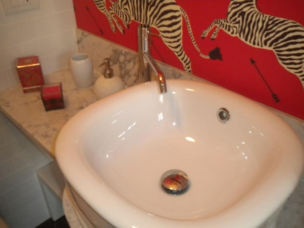 Zebra Rosso Daire Milano Oda fotoğraf